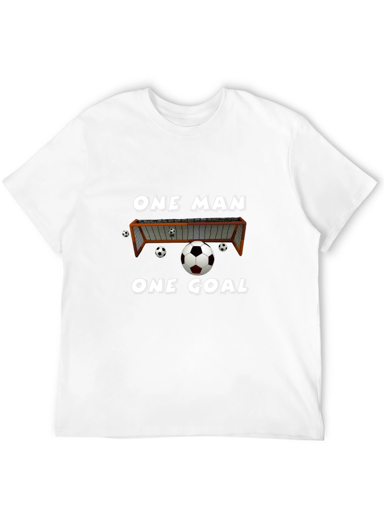 One Man One Goal Soccer T-Shirt