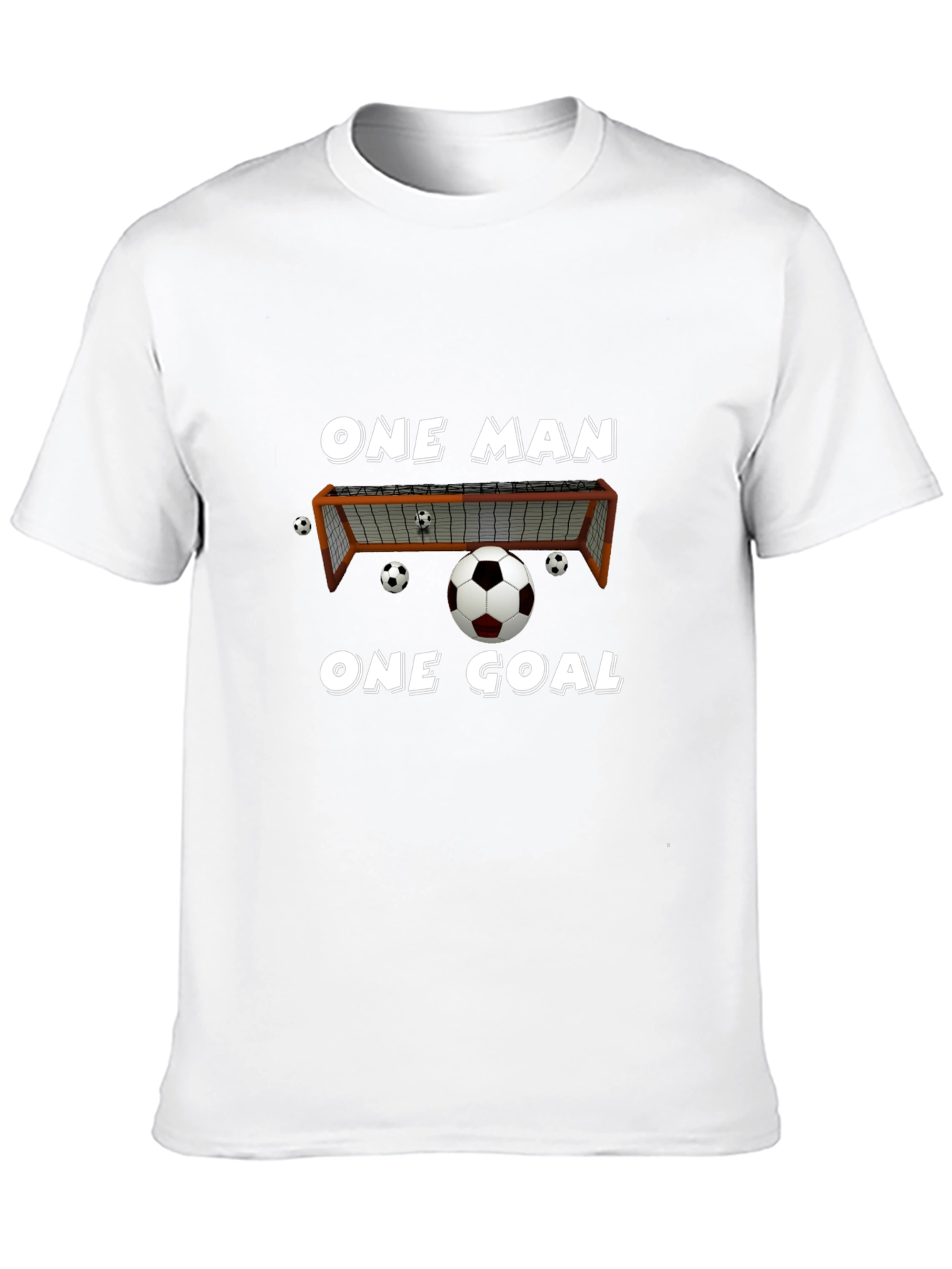 One Man One Goal Soccer T-Shirt