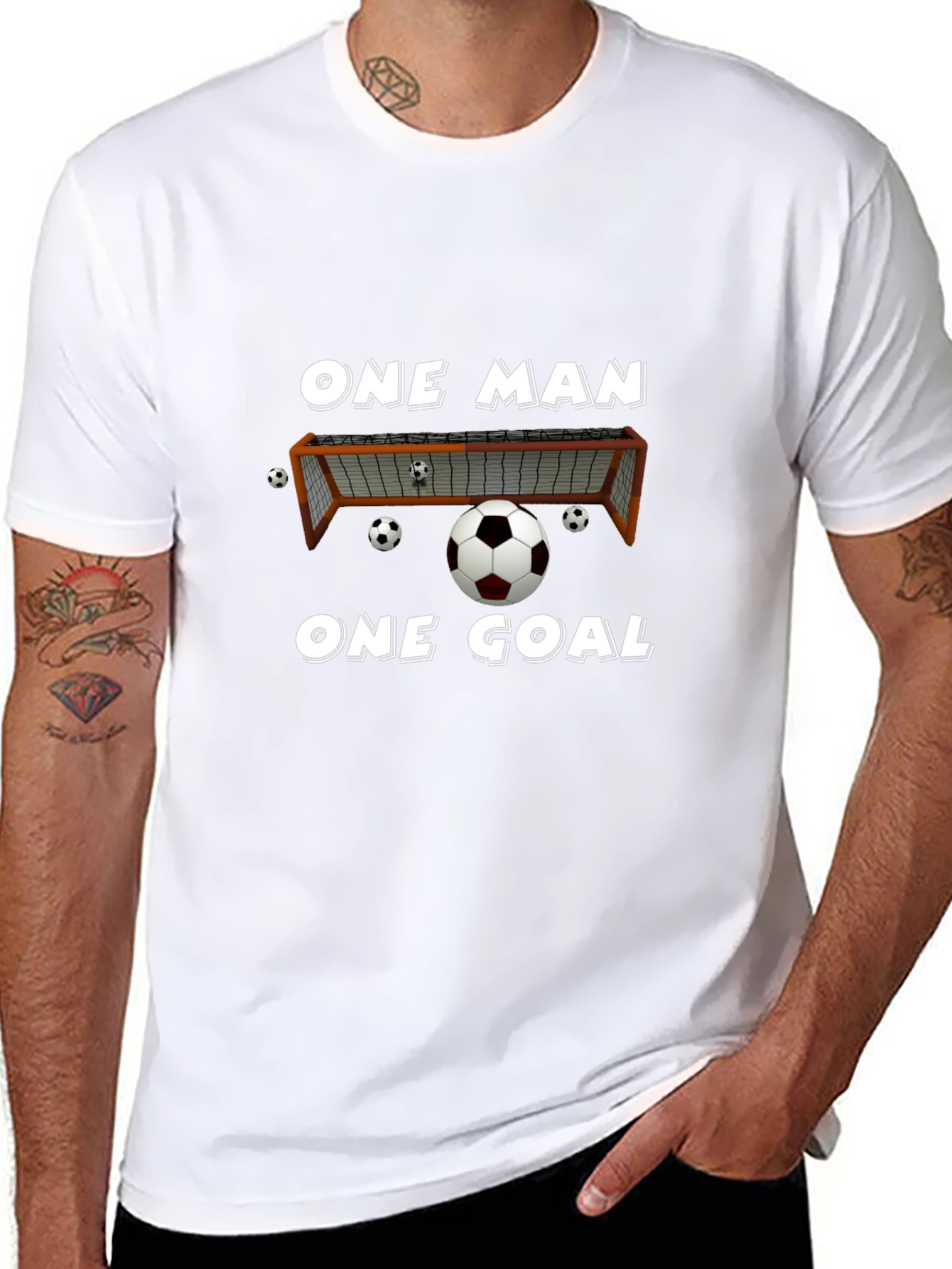 One Man One Goal Soccer T-Shirt