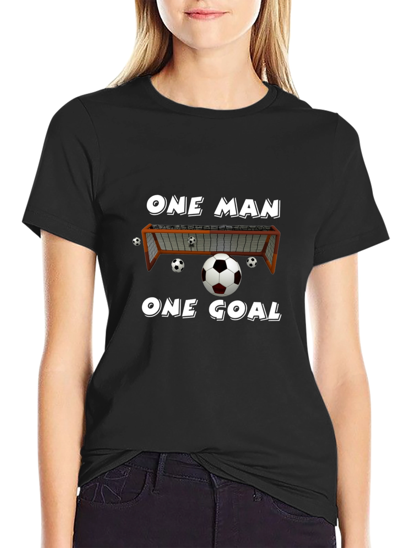 One Man One Goal Soccer T-Shirt