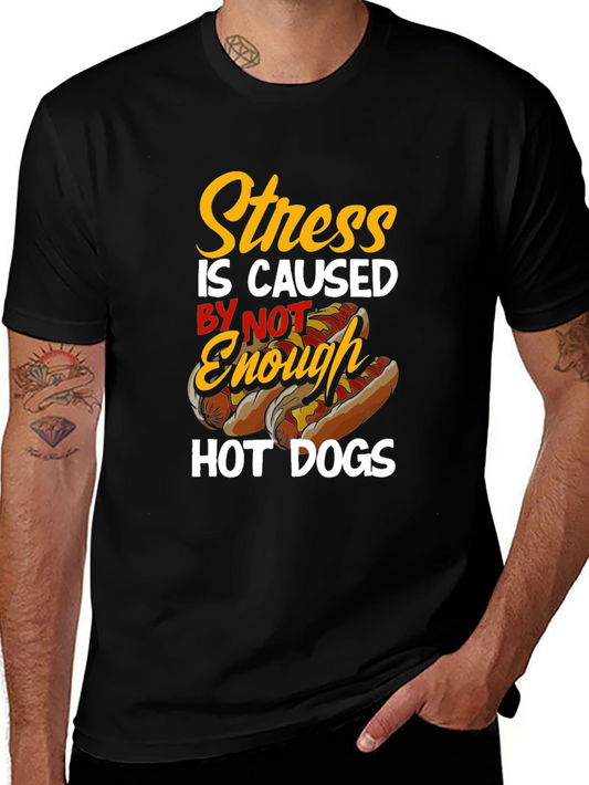 Funny Hot Dog Lover T-Shirt - Stress Relief