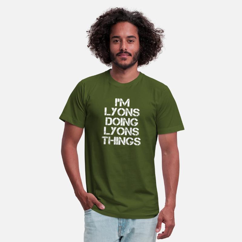 Lyons Name T Shirt - Doing Lyons Things Name Gift