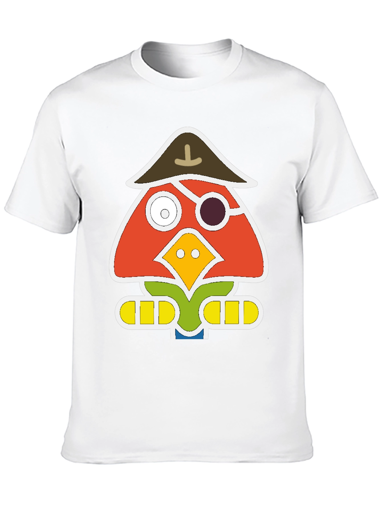 Pirate Bird Graphic T-Shirt - Unique Animal Tee
