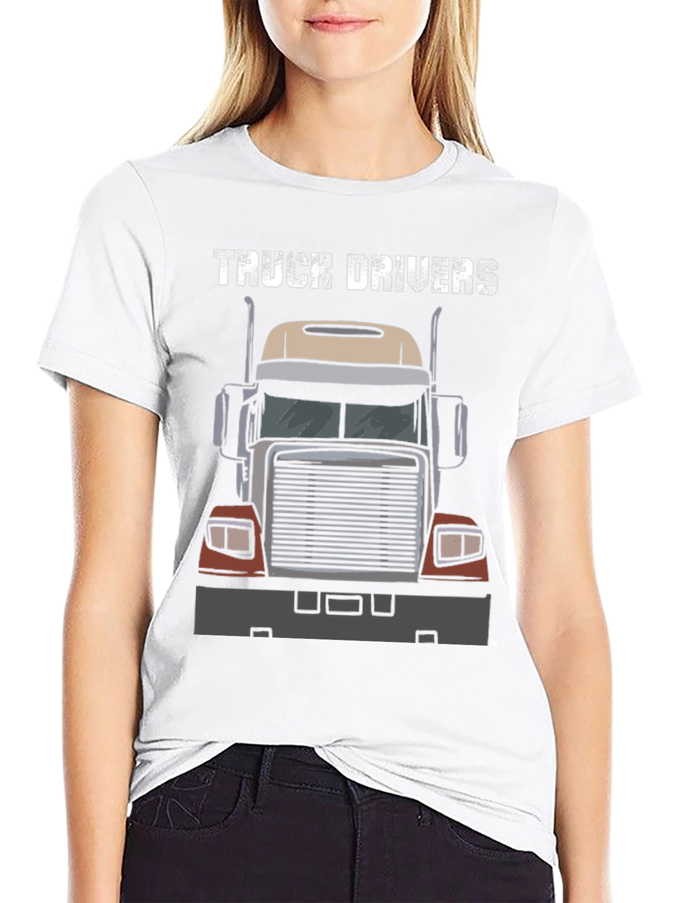 Truck Driver Tee - Classic Truck Graphic