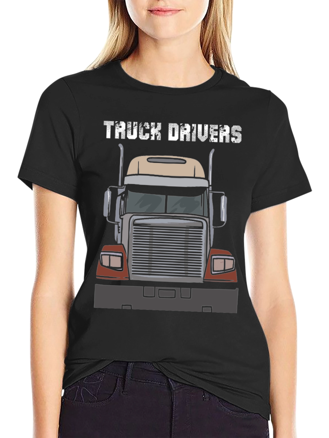 Truck Driver Tee - Classic Truck Graphic
