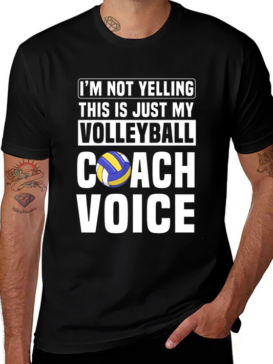 Volleyball Coach Voice T-Shirt Funny Gift