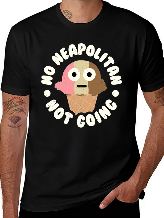 Funny Neapolitan Ice Cream Graphic T-Shirt