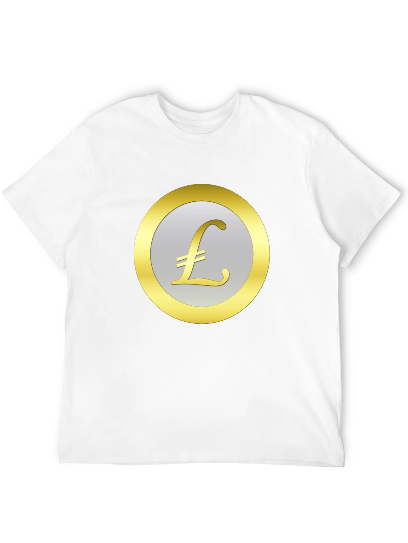 Pound Sign Graphic Tee - Black Cotton T-Shirt
