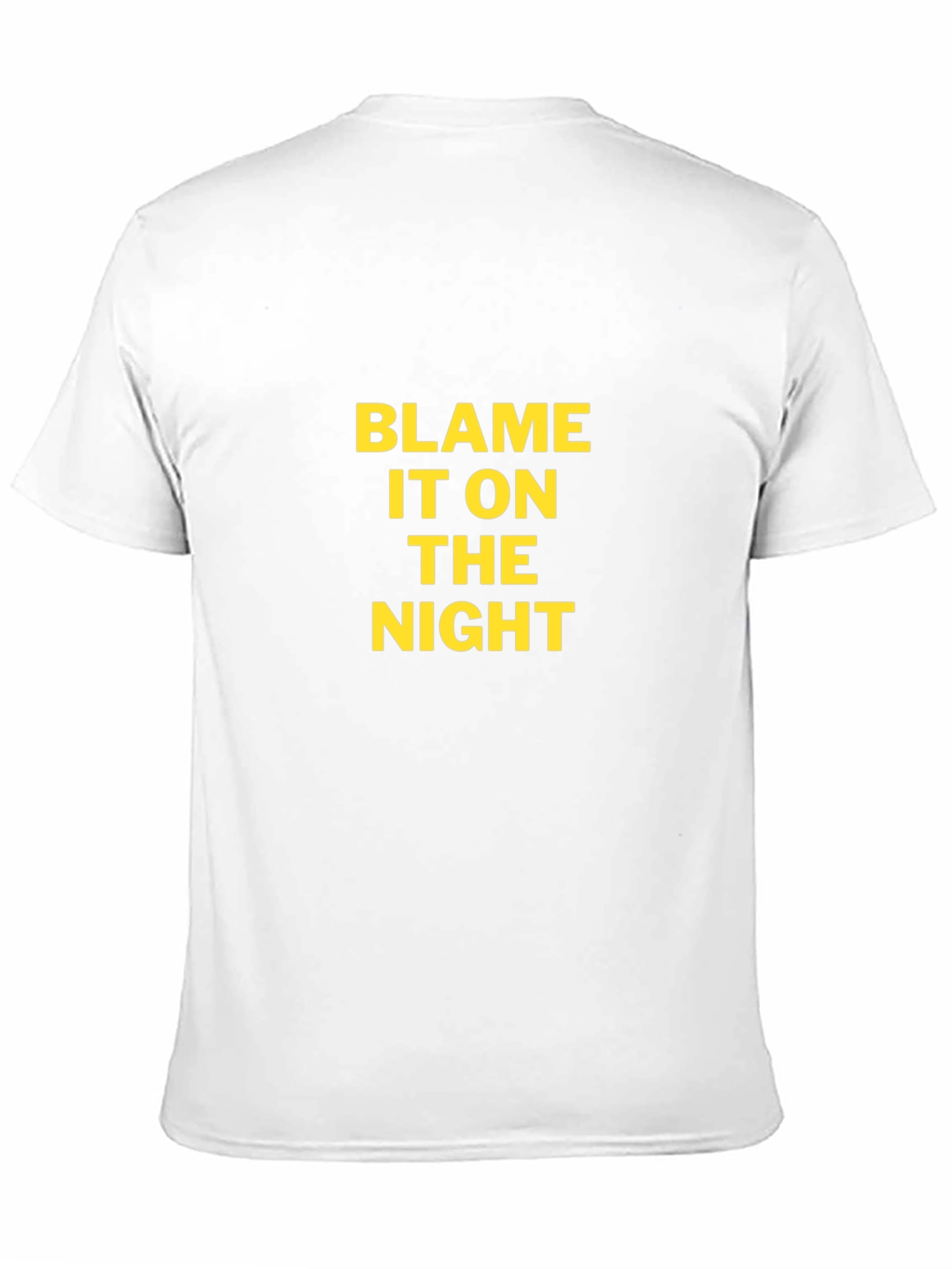 Blame It On The Night Black T-Shirt