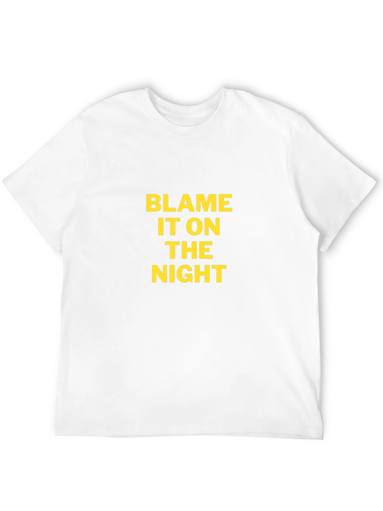 Blame It On The Night Black T-Shirt