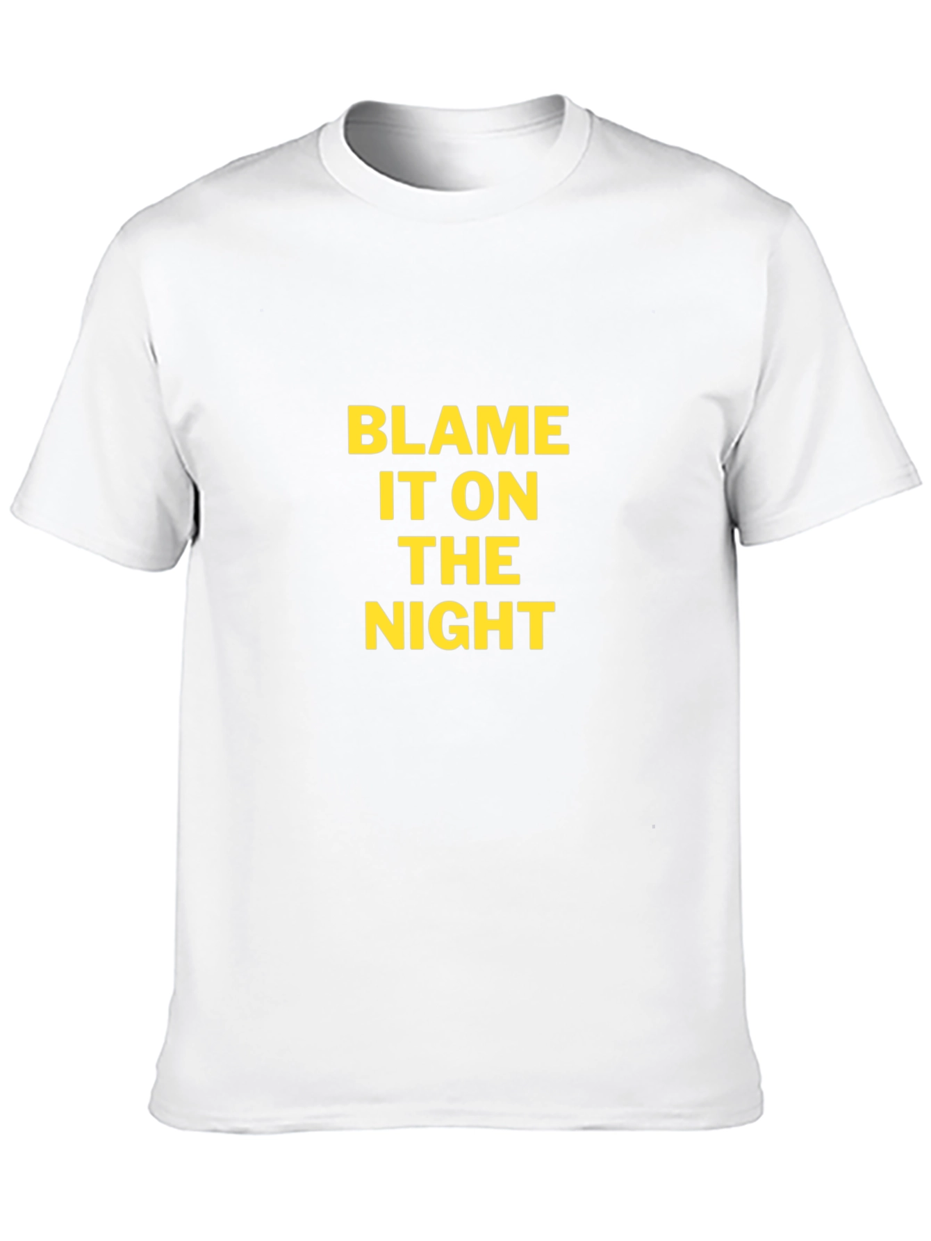Blame It On The Night Black T-Shirt