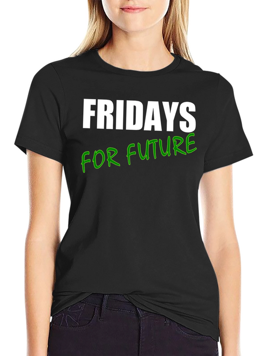 Fridays For Future Graphic Tee - Black Activism Shirt
