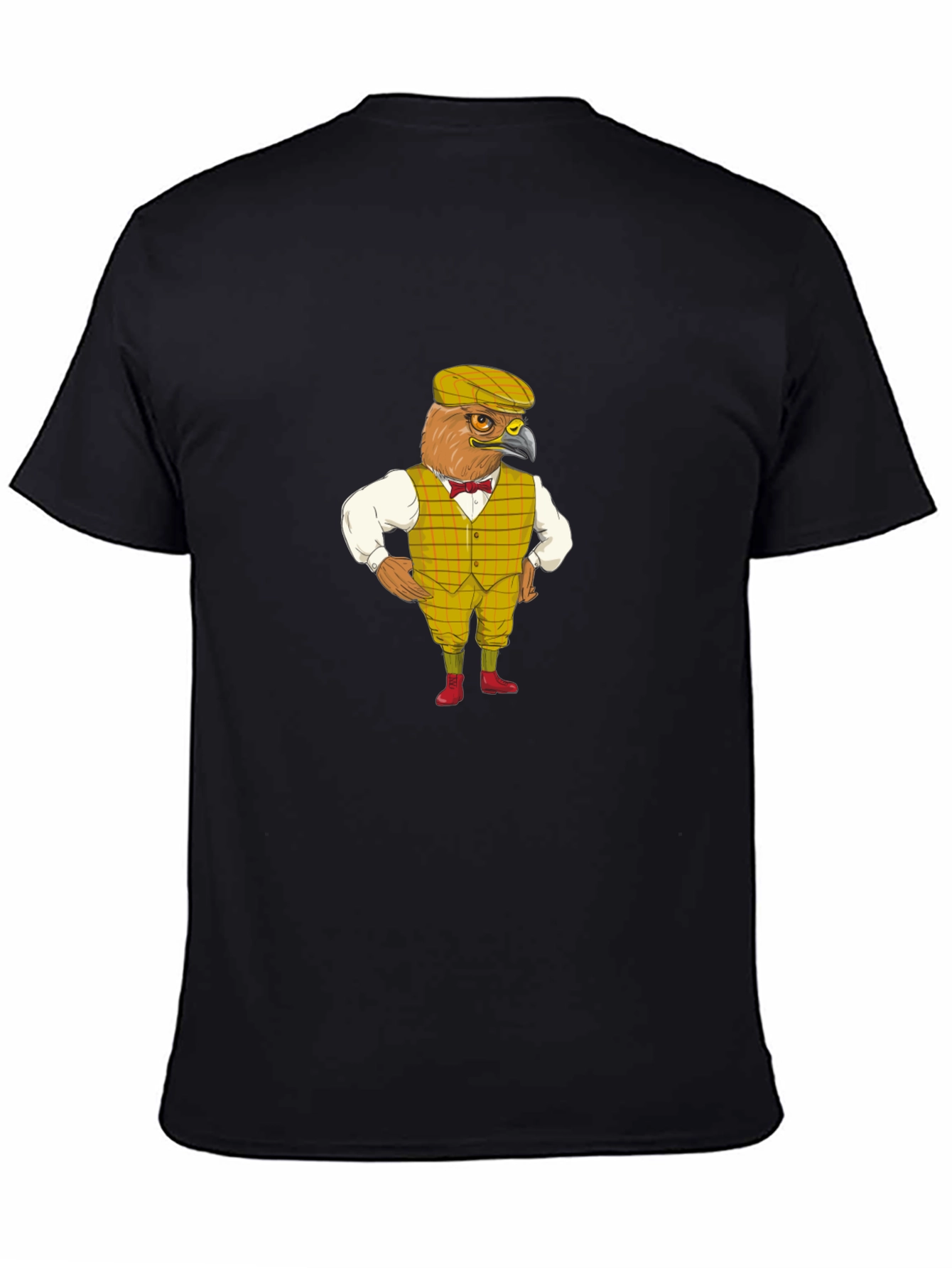 Funny Bird Gentleman Graphic T-Shirt