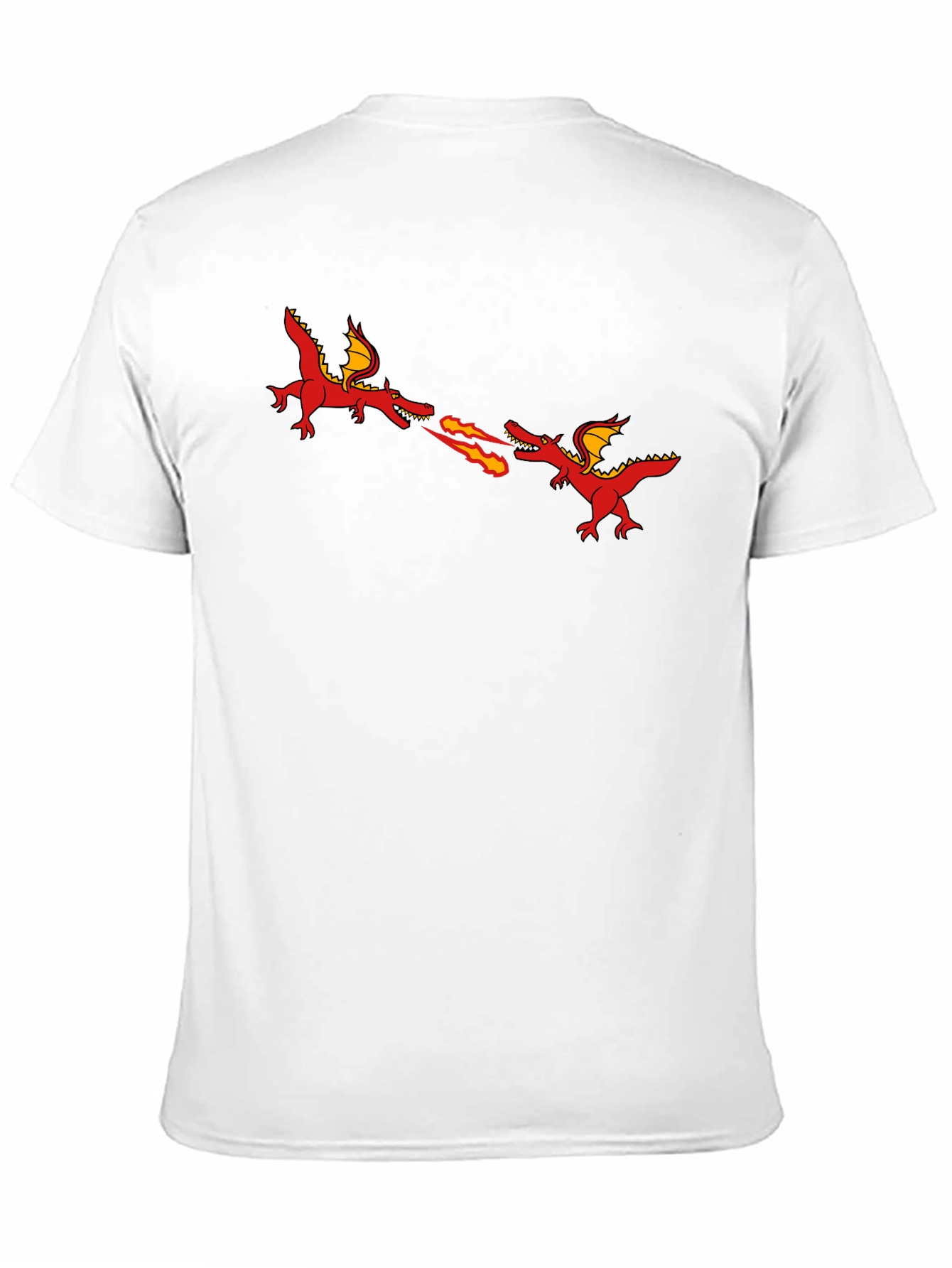 Dragon Fire Breath Graphic Black T-Shirt