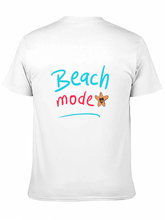 Beach Mode Black T-Shirt