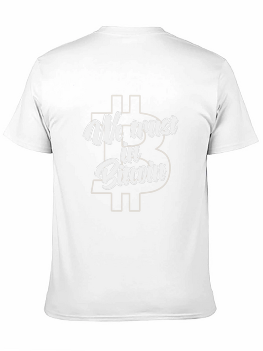 We Trust in Bitcoin Black T-Shirt
