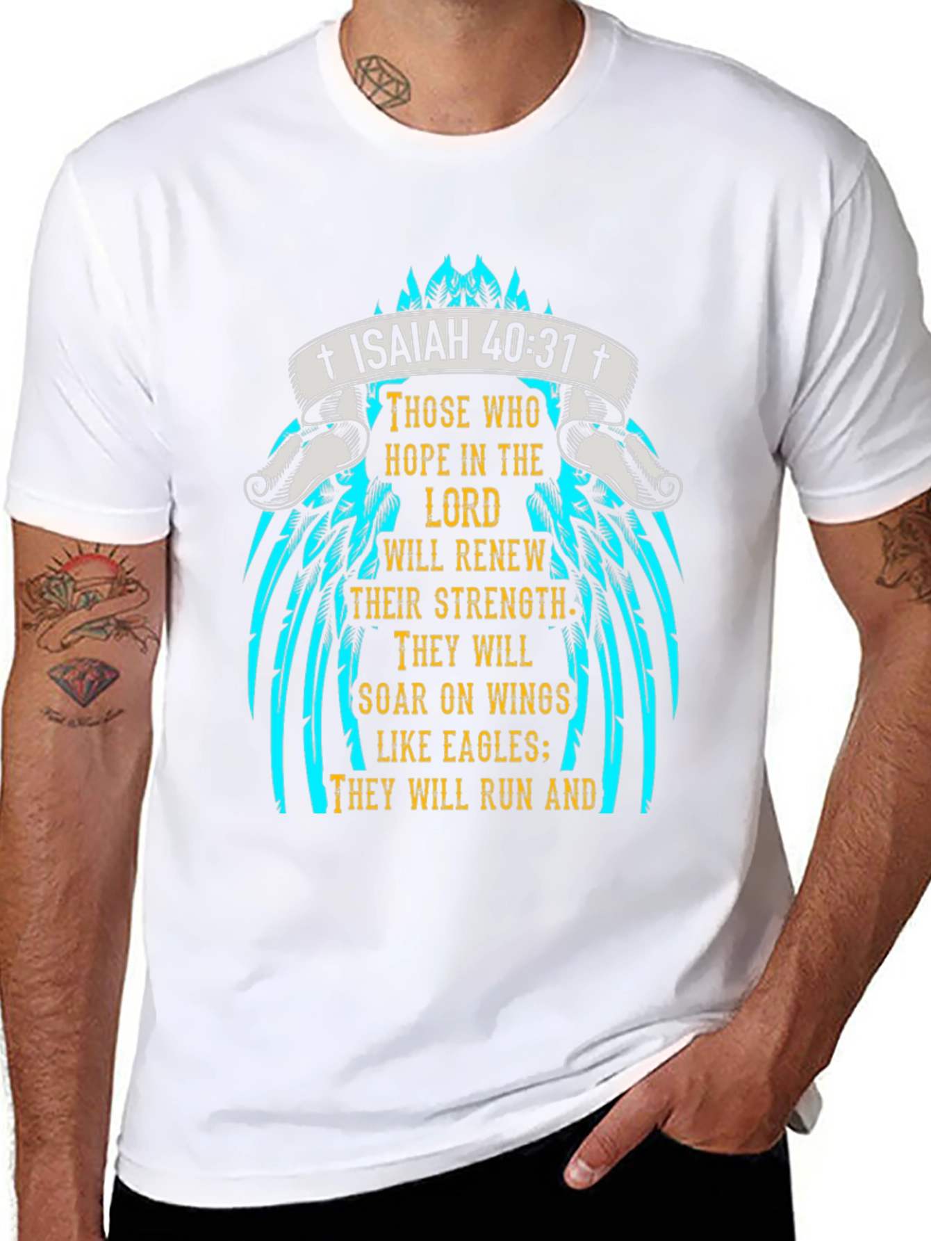 Isaiah 40:31 Christian T-Shirt