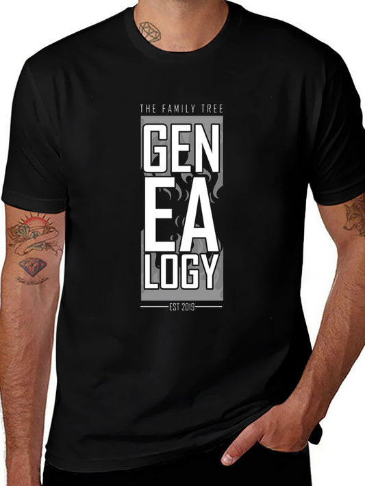 Family Tree Genealogy T-Shirt - Established 2019