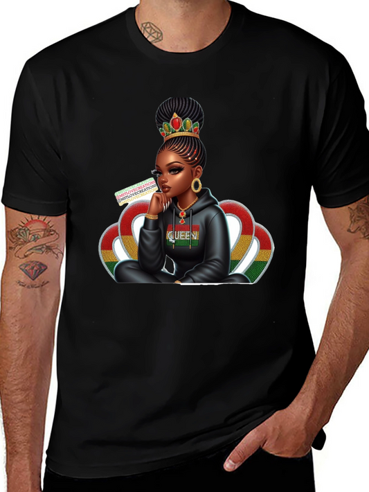 Queen Graphic Tee - Black