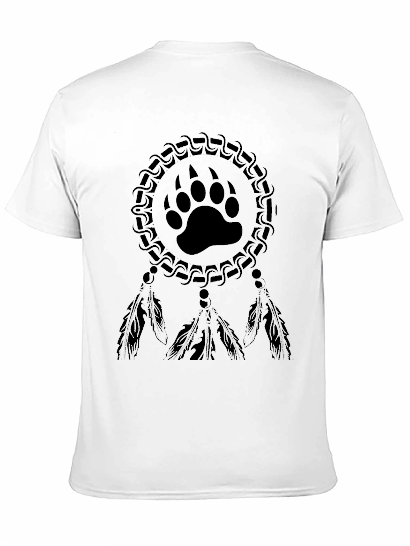 Bear Paw Dreamcatcher T-Shirt - Black