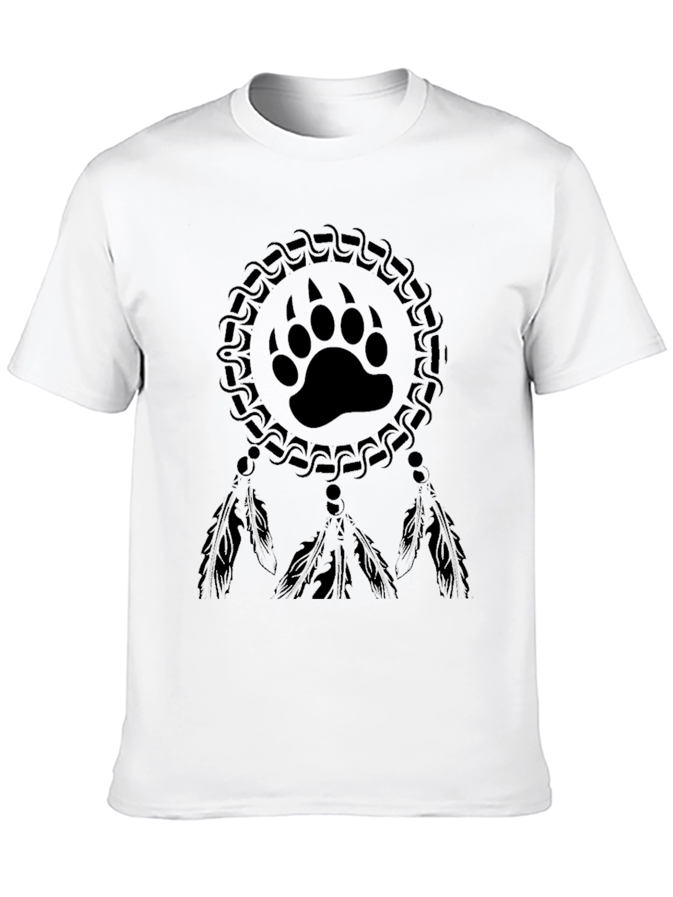 Bear Paw Dreamcatcher T-Shirt - Black