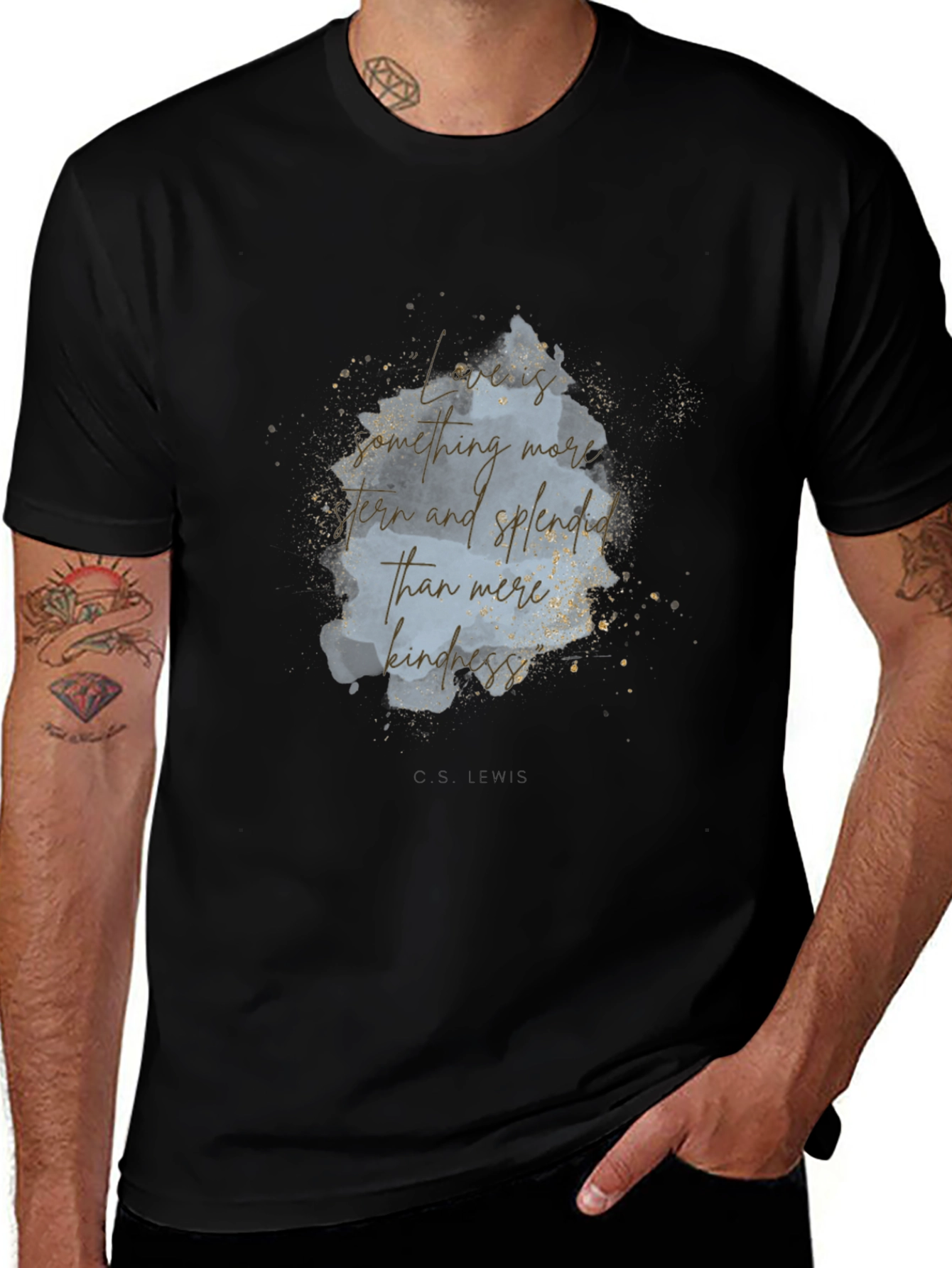 Kindness Graphic Tee - Mens Black T-Shirt