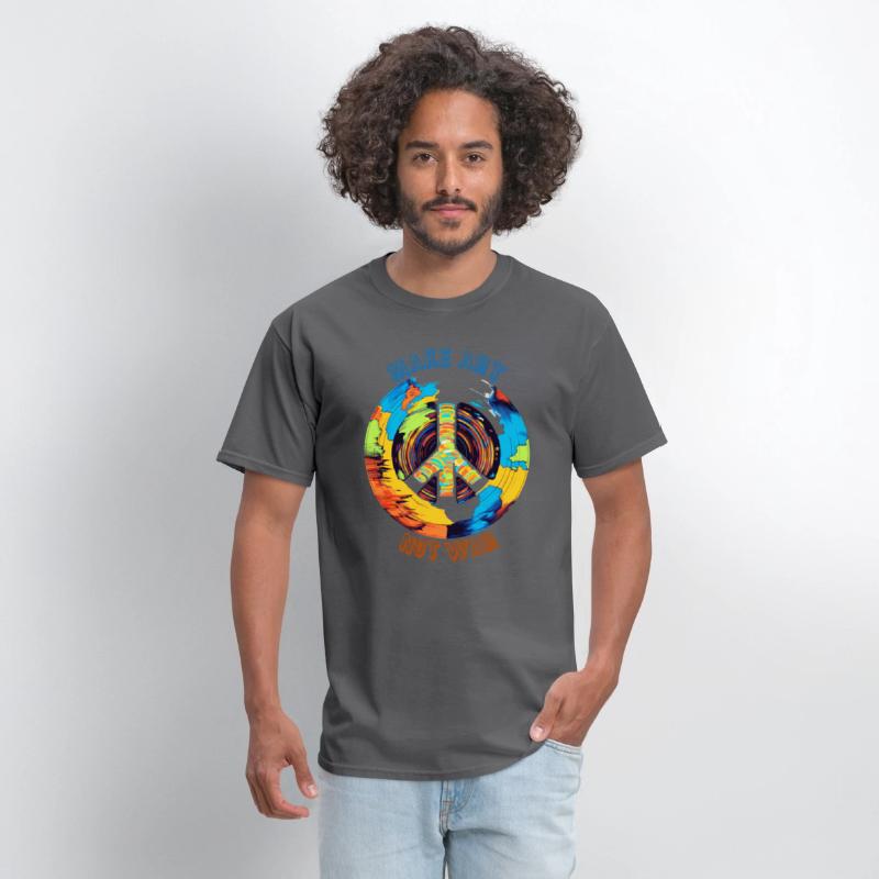 Make Art Not War | Art Lovers & Hippie Peace Sign