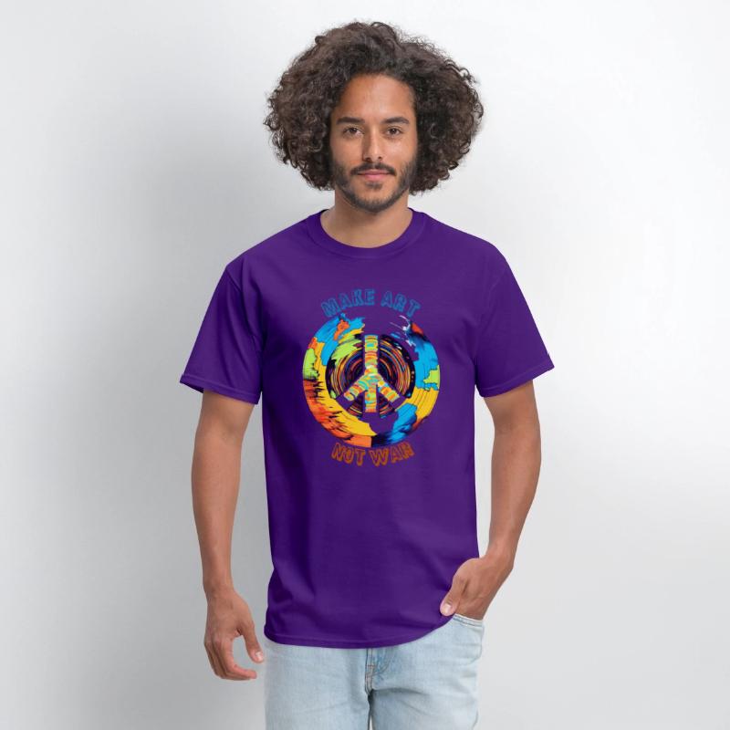 Make Art Not War | Art Lovers & Hippie Peace Sign