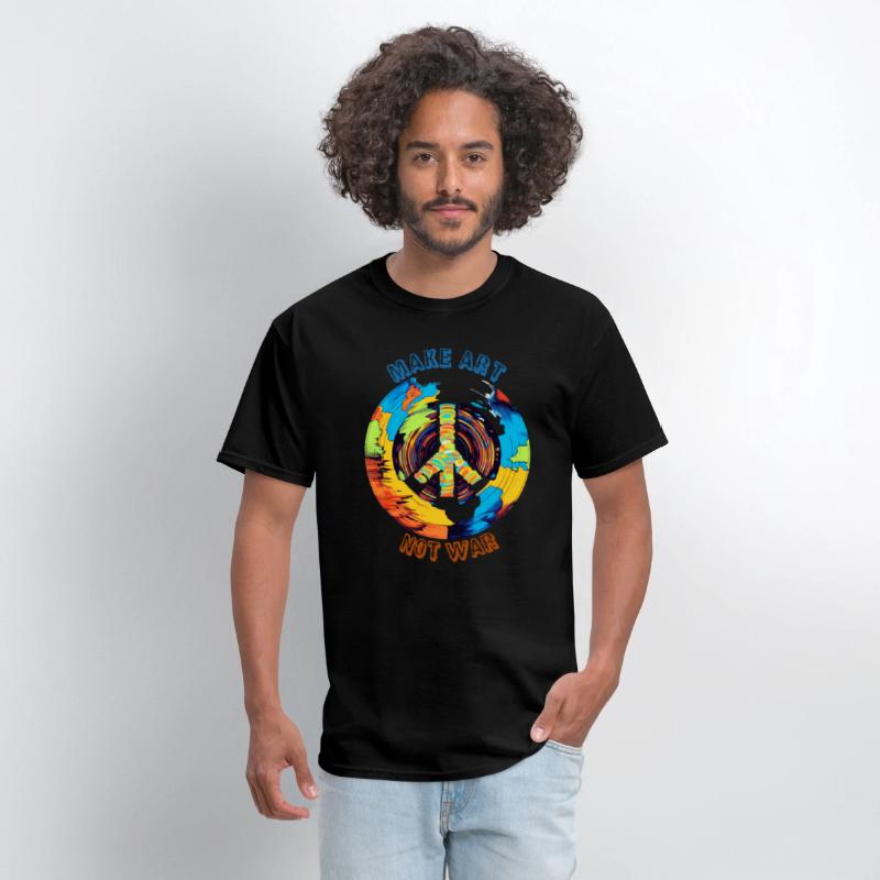 Make Art Not War | Art Lovers & Hippie Peace Sign