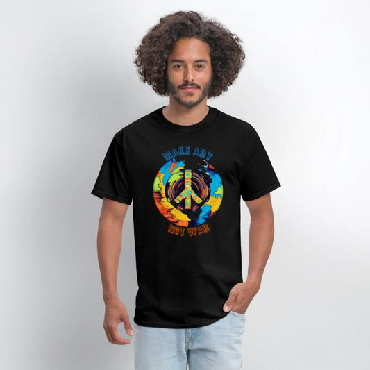 Make Art Not War | Art Lovers & Hippie Peace Sign