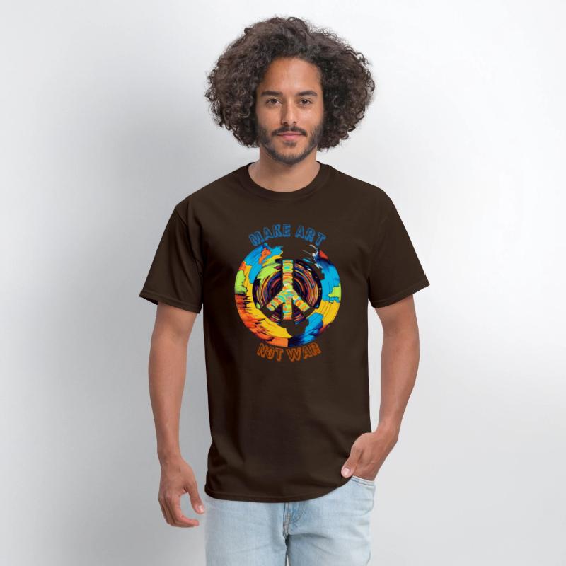 Make Art Not War | Art Lovers & Hippie Peace Sign