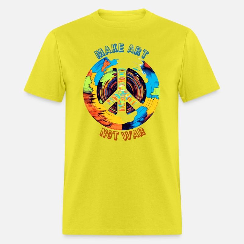 Make Art Not War | Art Lovers & Hippie Peace Sign