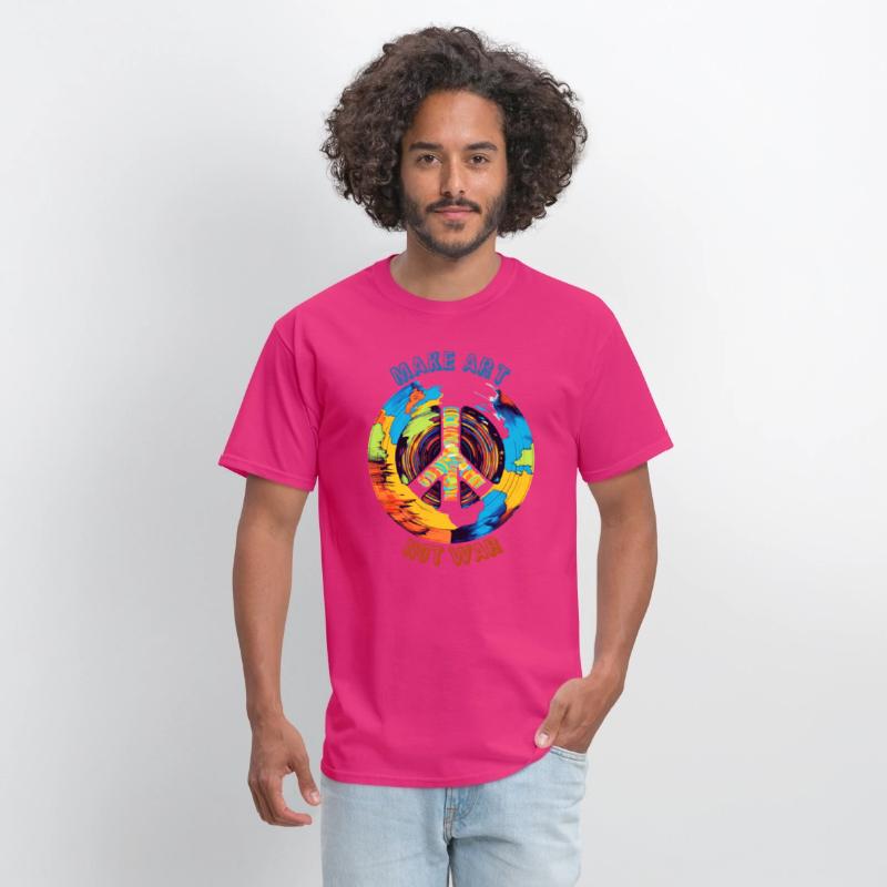 Make Art Not War | Art Lovers & Hippie Peace Sign