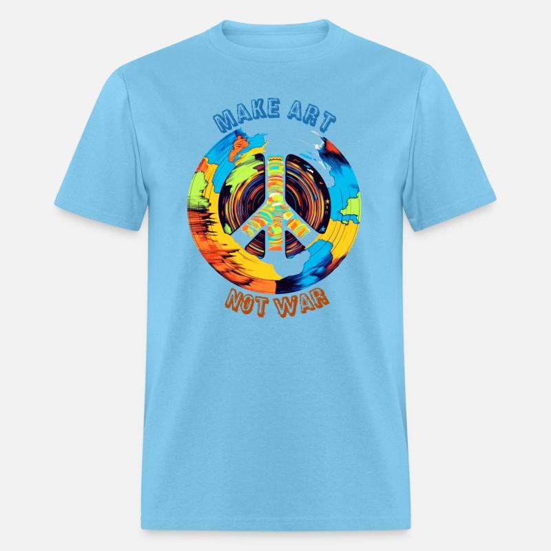 Make Art Not War | Art Lovers & Hippie Peace Sign