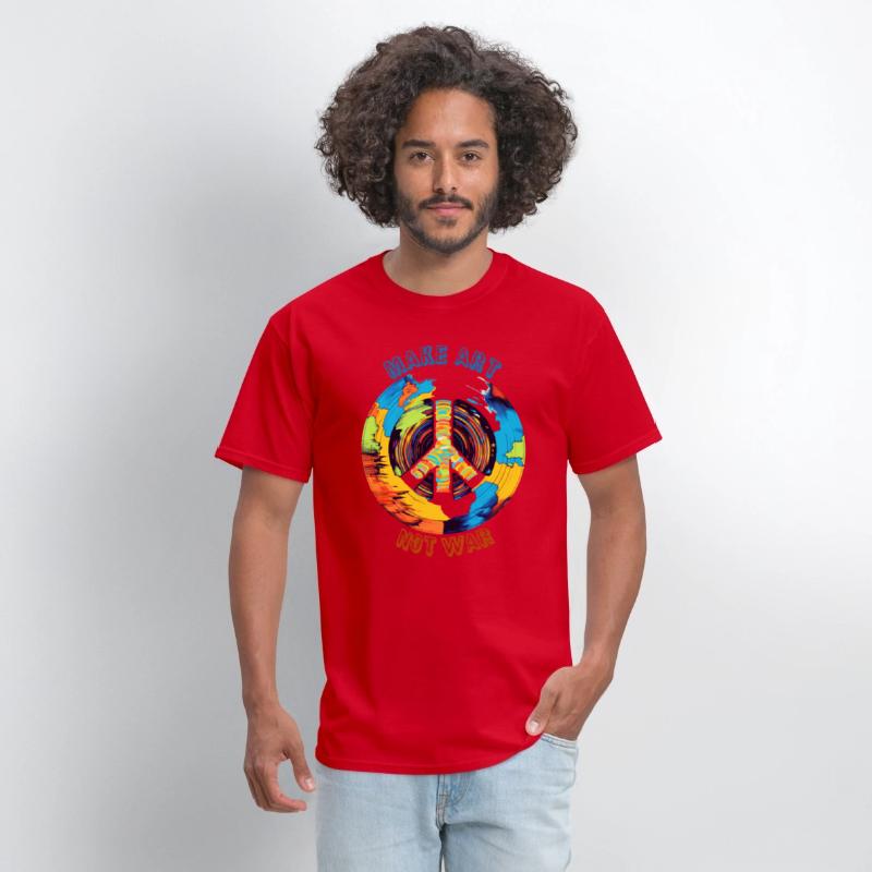 Make Art Not War | Art Lovers & Hippie Peace Sign