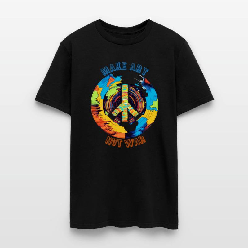 Make Art Not War | Art Lovers & Hippie Peace Sign