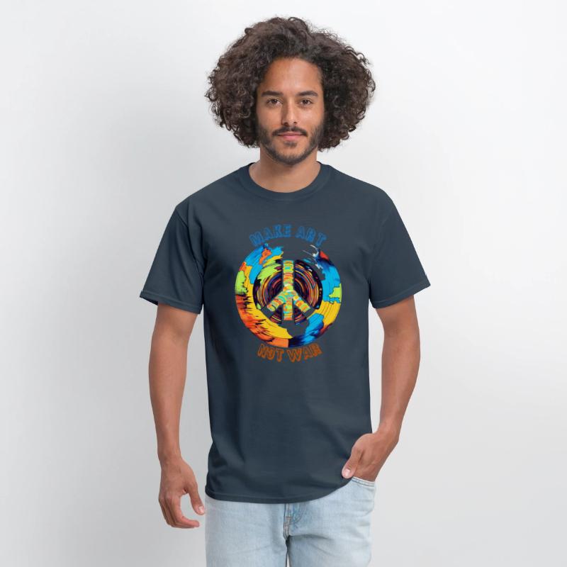Make Art Not War | Art Lovers & Hippie Peace Sign
