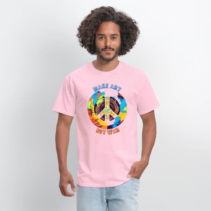 Make Art Not War | Art Lovers & Hippie Peace Sign