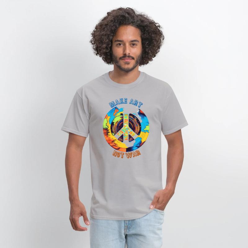Make Art Not War | Art Lovers & Hippie Peace Sign