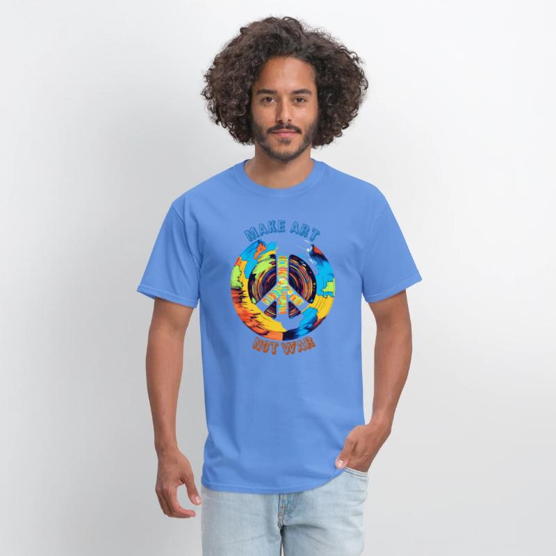Make Art Not War | Art Lovers & Hippie Peace Sign