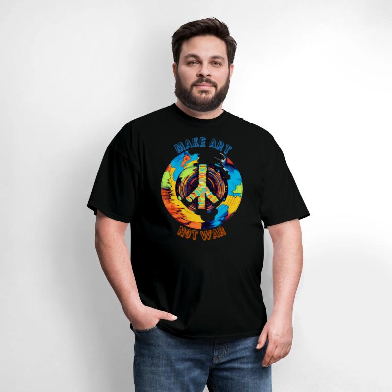 Make Art Not War | Art Lovers & Hippie Peace Sign