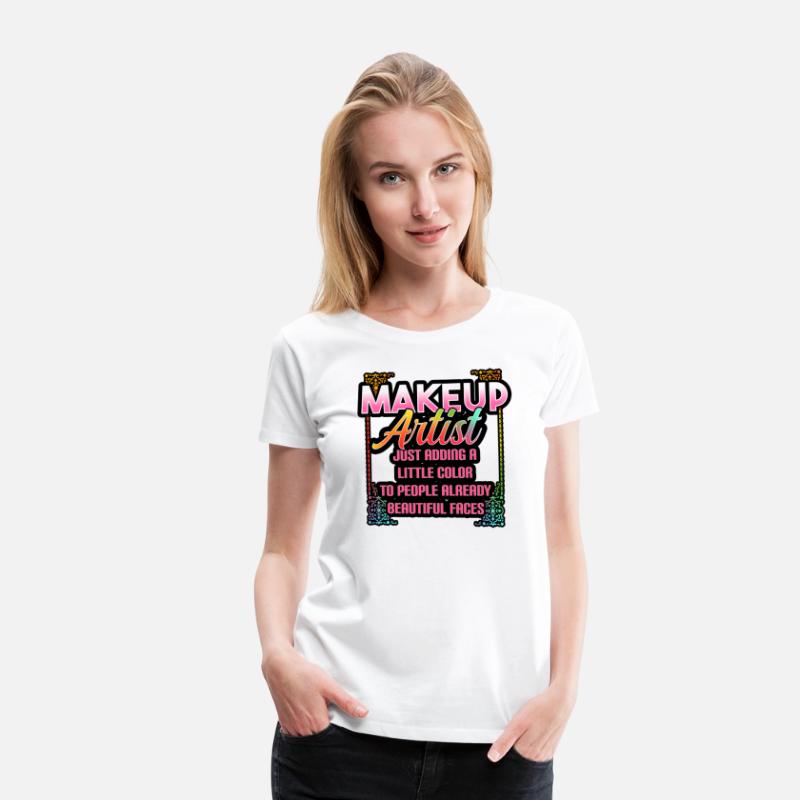 Makeup Artist Just Adding A Little Color To People