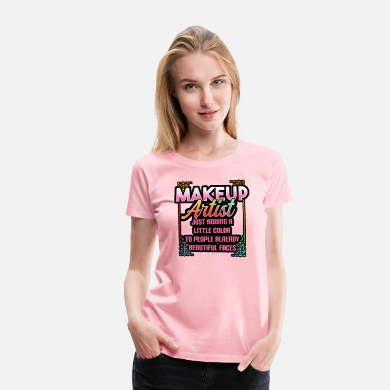 Makeup Artist Just Adding A Little Color To People