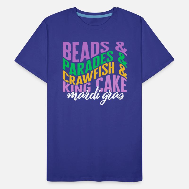 Mardi Gras Fleur De Lis Shirt, Beads Parades