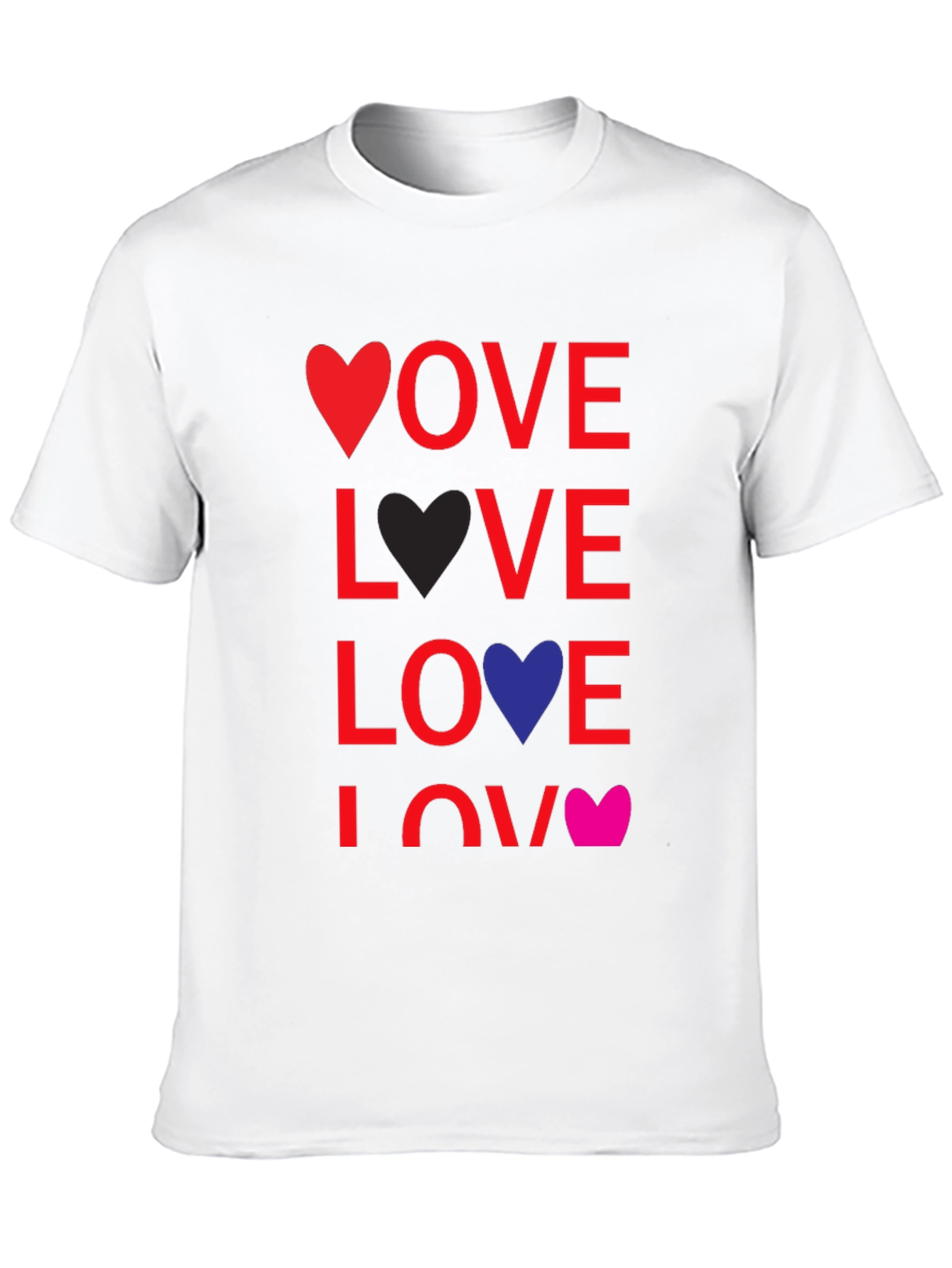 Love Heart T-Shirt - Fun Graphic Tee