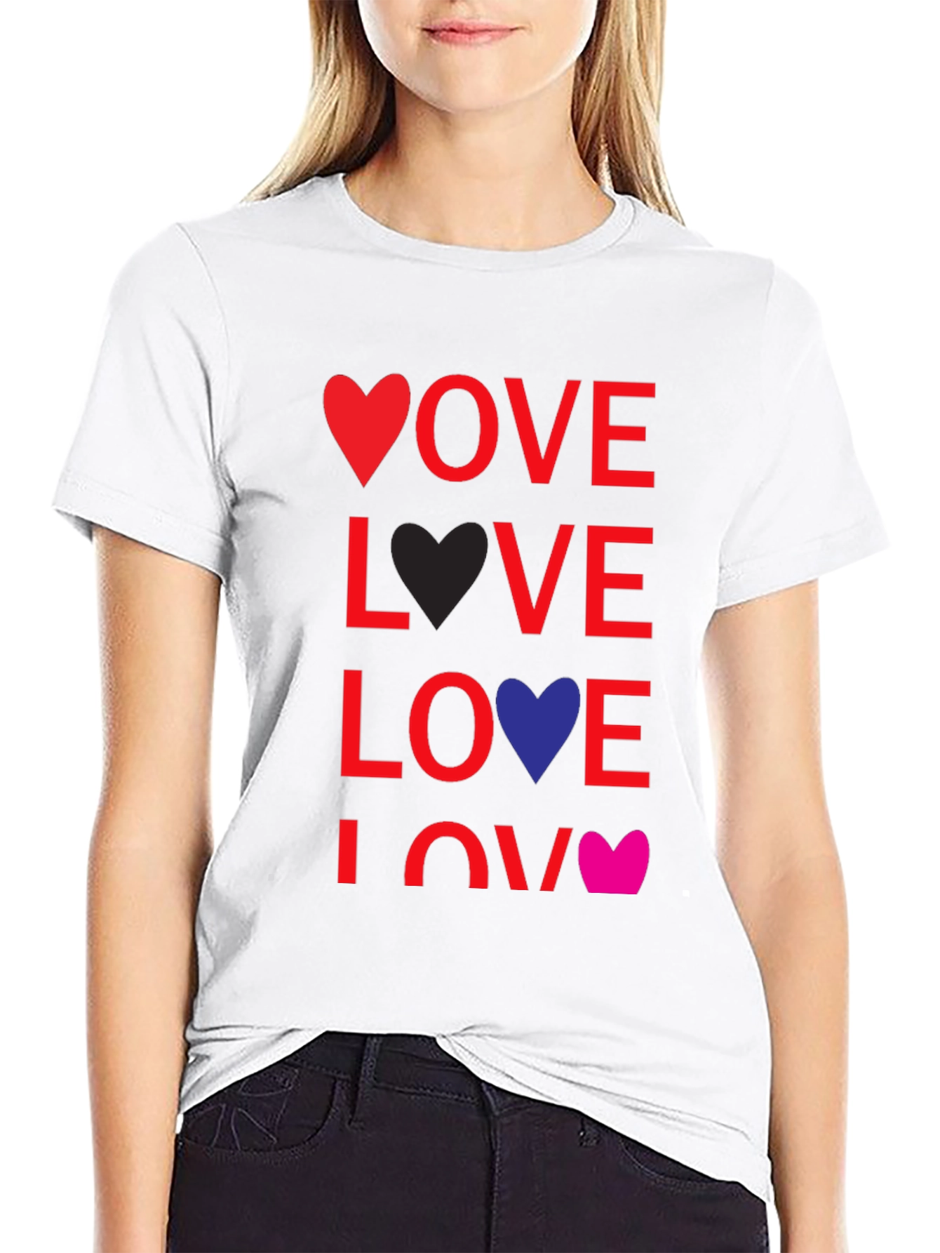 Love Heart T-Shirt - Fun Graphic Tee