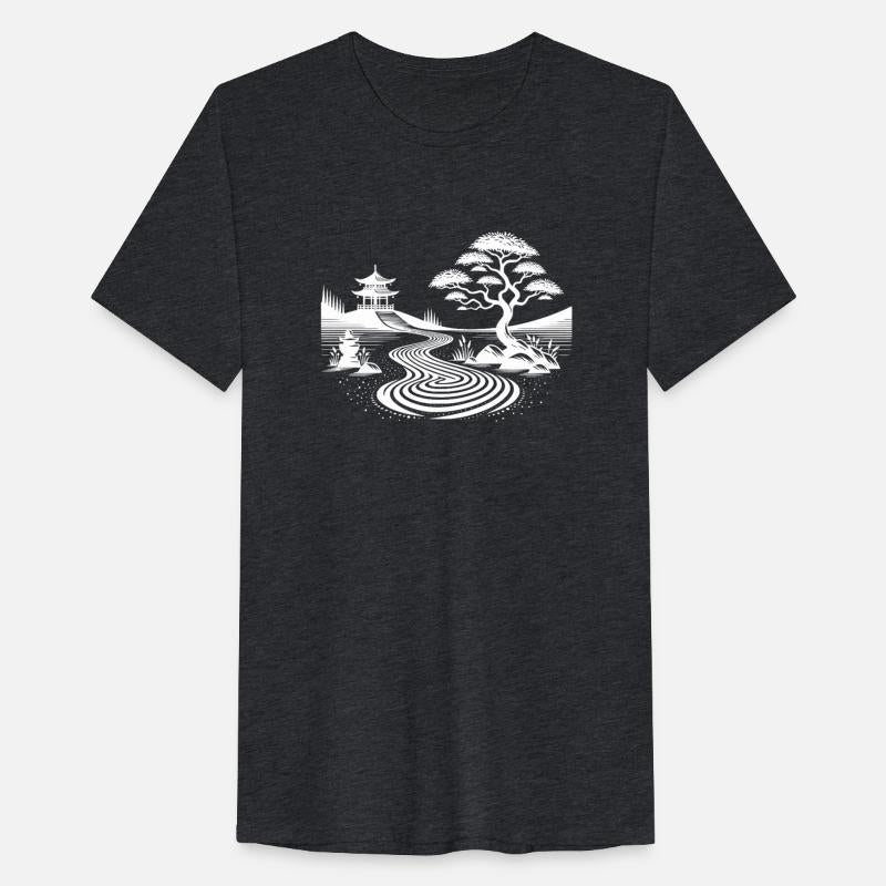 Meditative Balance Japanese Temple Garden