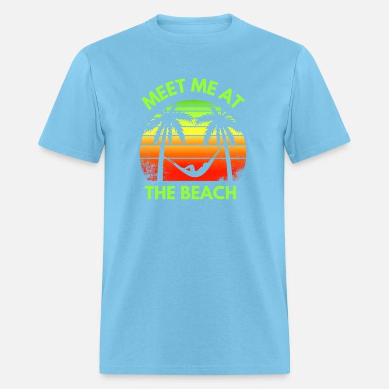 Meet Me At The Beach - Sunset and Palm tree