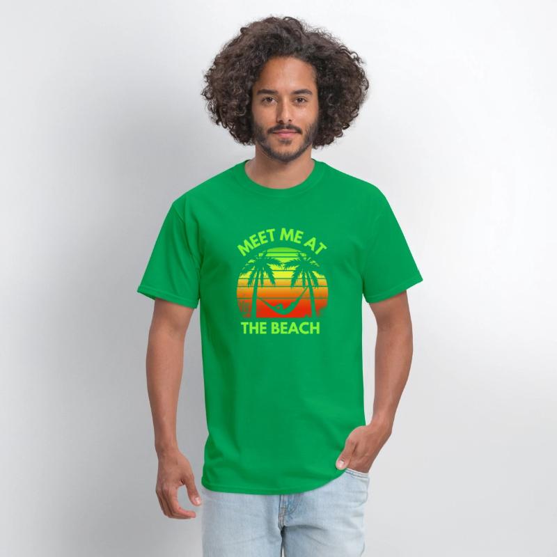 Meet Me At The Beach - Sunset and Palm tree