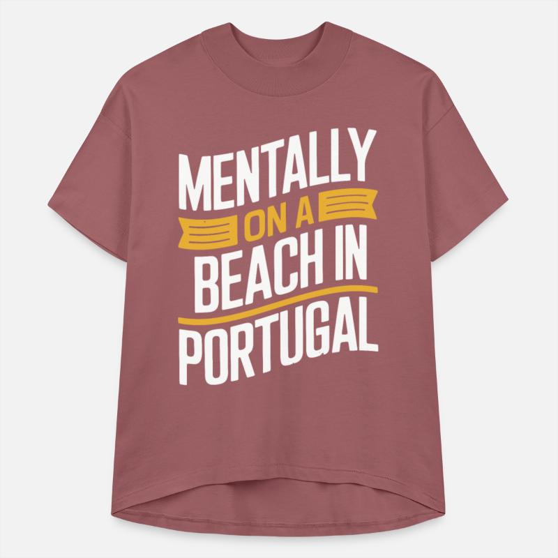 Mentally On A Beach In Portugal Beach Souvenir